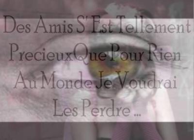 Des amis s'est tellement precieux